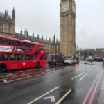 London bus In front of Big Ben
